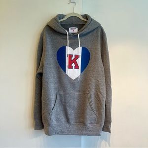 New! Charlie Hustle Kansas Jayhawks hoodie sweatshirt ❤️💙